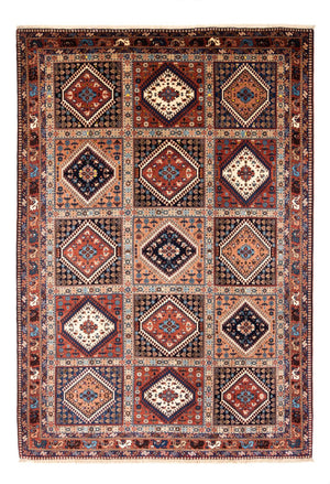 Persisk tæppe - Nomadisk - 306 x 206 cm - bordeaux rød