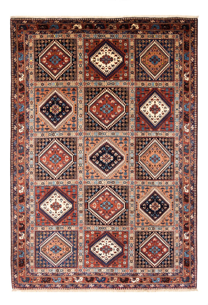 Persisk tæppe - Nomadisk - 306 x 206 cm - bordeaux rød