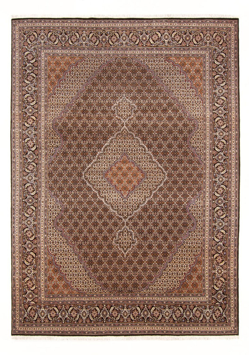 Persisk tæppe - Tabriz - Royal - 300 x 206 cm - mørkeblå