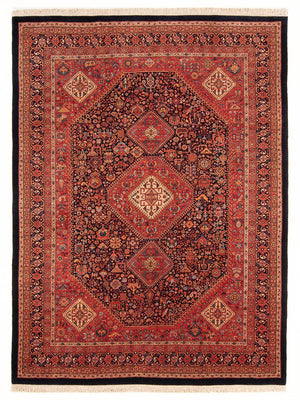 Persisk tæppe - Nomadisk - 295 x 213 cm - mørkeblå