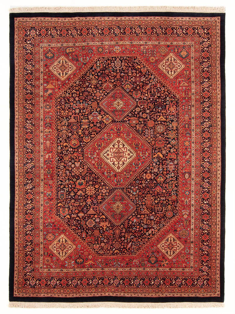 Persisk tæppe - Nomadisk - 295 x 213 cm - mørkeblå