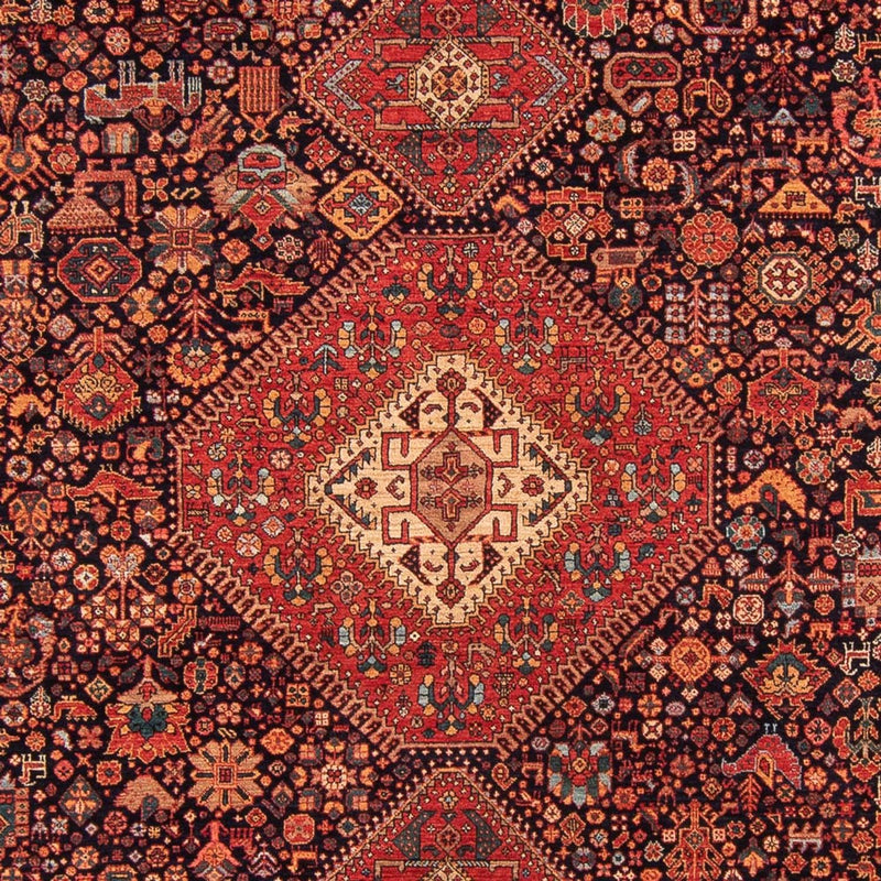 Persisk tæppe - Nomadisk - 295 x 213 cm - mørkeblå