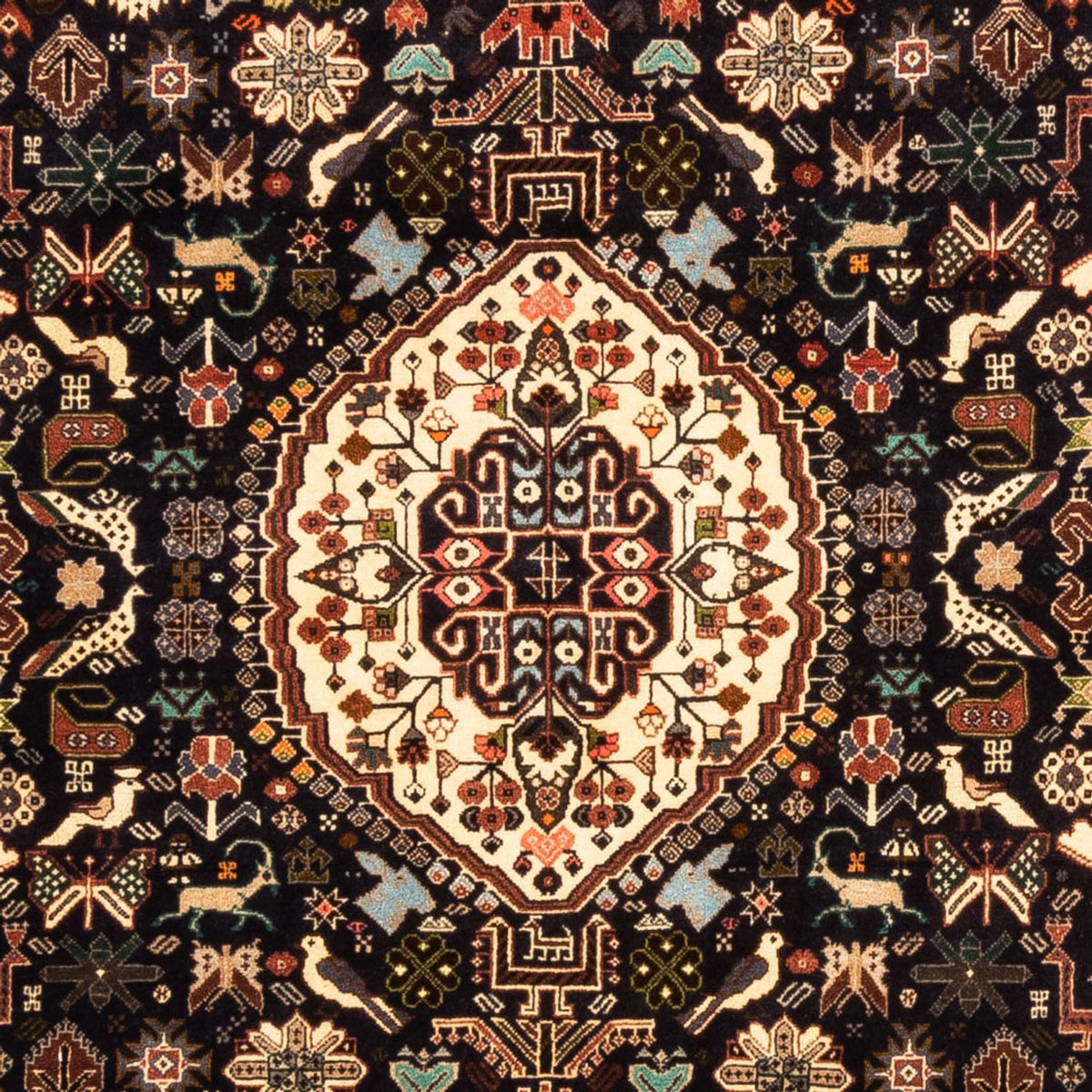 Persisk tæppe - Nomadisk - 257 x 157 cm - mørkeblå