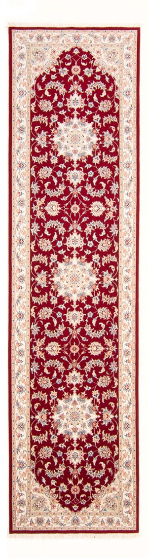 Løber Persisk tæppe - Tabriz - Royal - 305 x 80 cm - rød