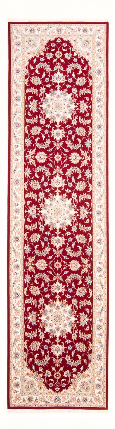 Løber Persisk tæppe - Tabriz - Royal - 305 x 81 cm - rød