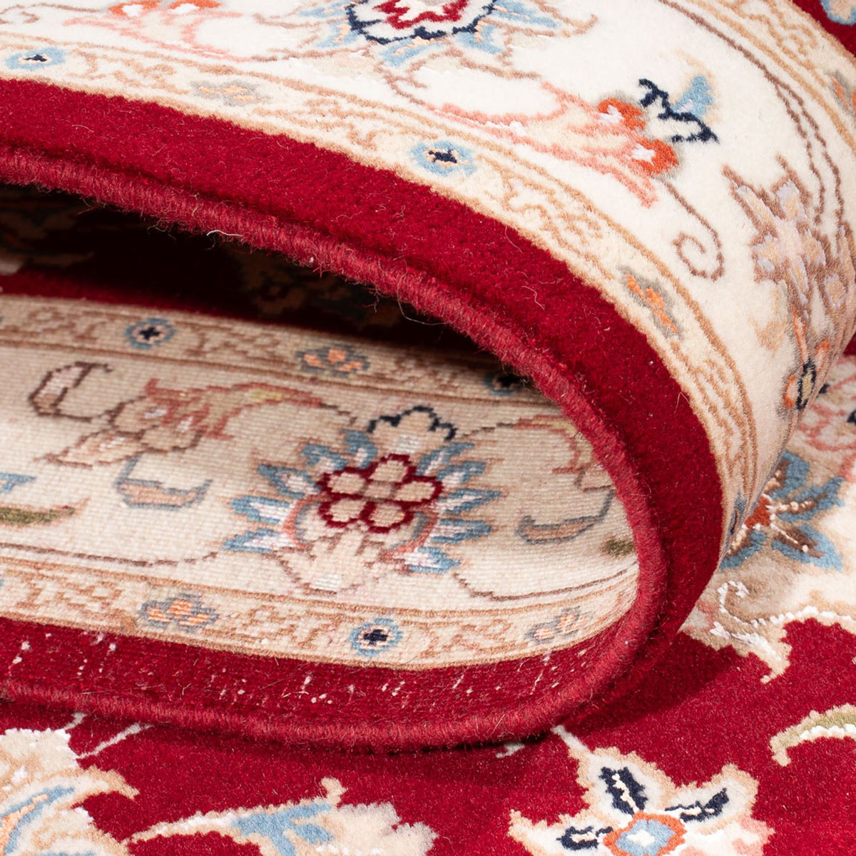 Løber Persisk tæppe - Tabriz - Royal - 305 x 81 cm - rød