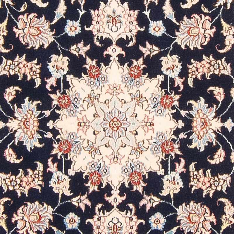 Løber Persisk tæppe - Tabriz - Royal - 295 x 81 cm - mørkeblå