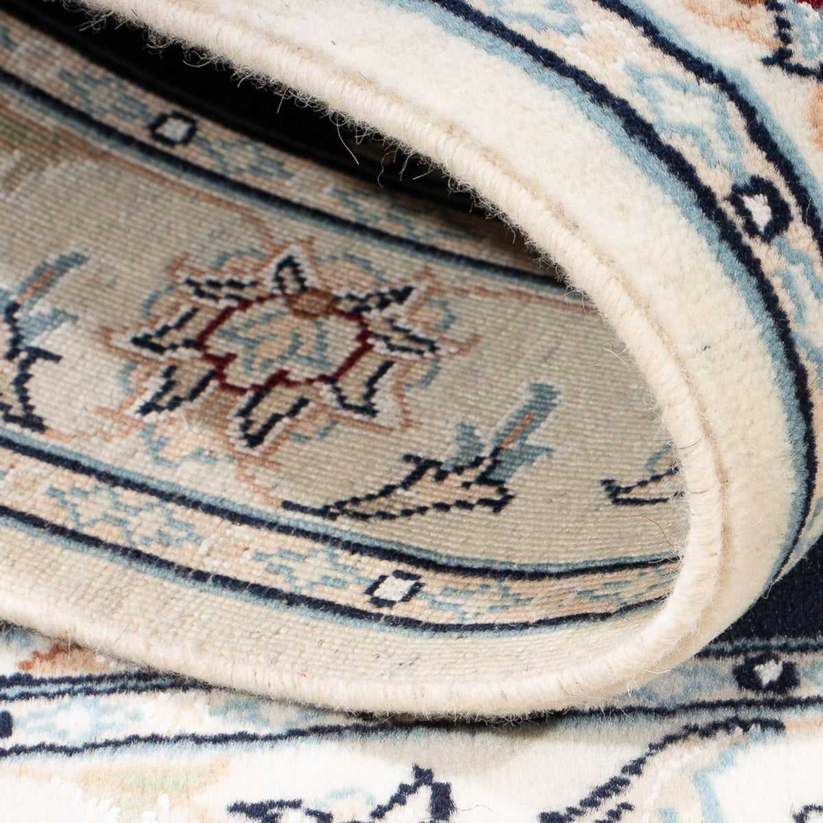 Persisk tæppe - Nain - Premium - 118 x 80 cm - mørkeblå