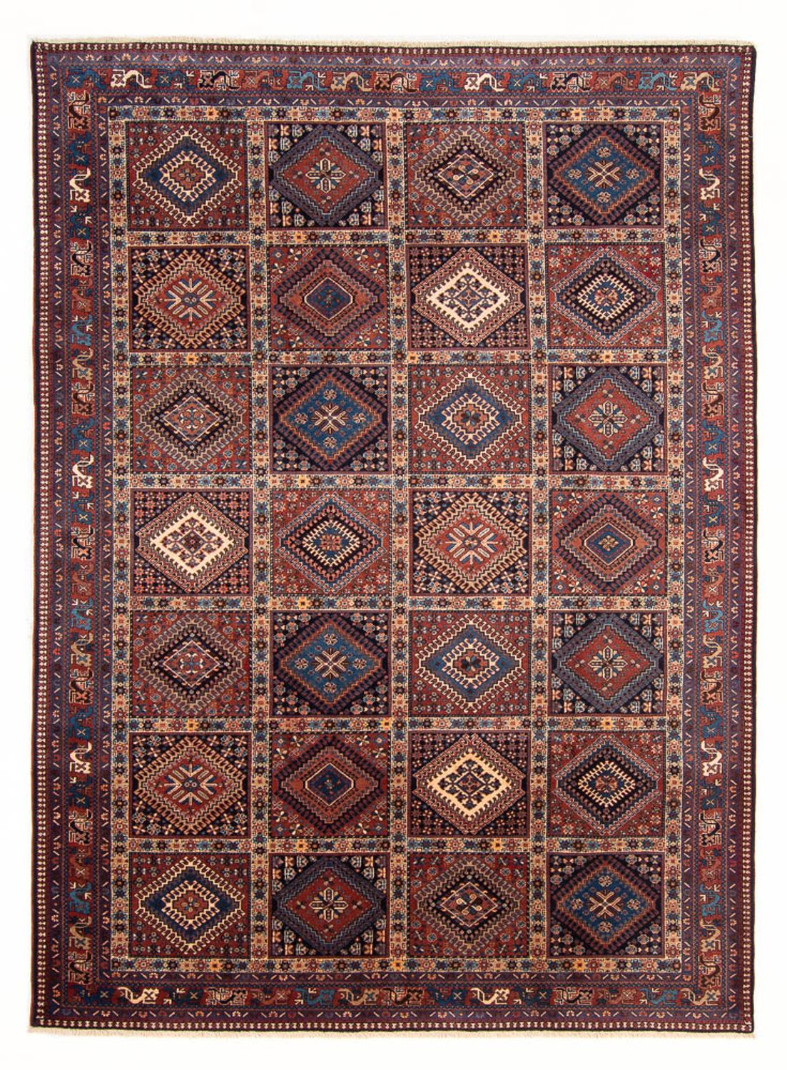 Persisk tæppe - Nomadisk - 296 x 206 cm - flerfarvet