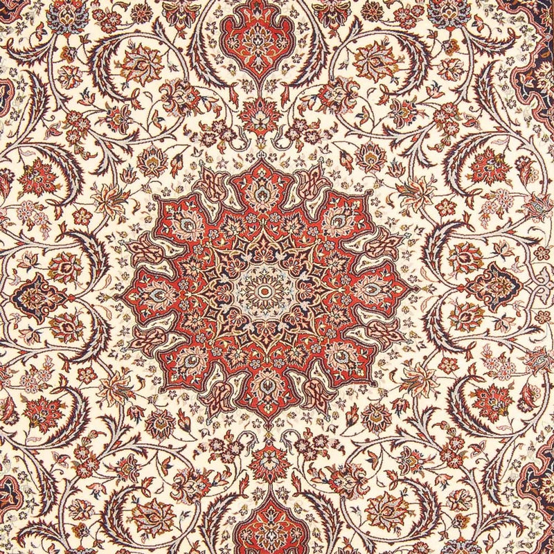 Persisk tæppe - Isfahan - Premium - 300 x 204 cm - creme
