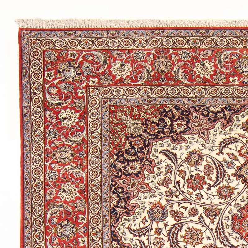 Persisk tæppe - Isfahan - Premium - 300 x 204 cm - creme