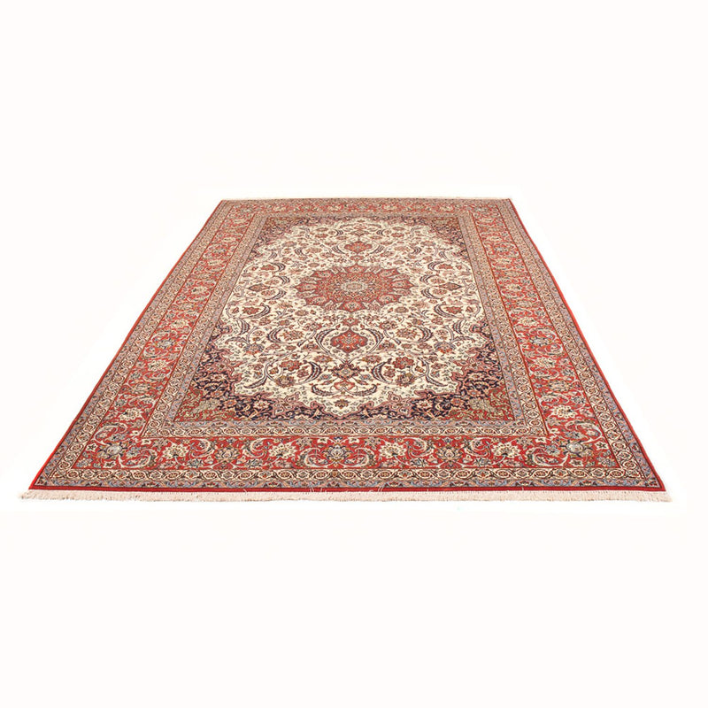 Persisk tæppe - Isfahan - Premium - 300 x 204 cm - creme