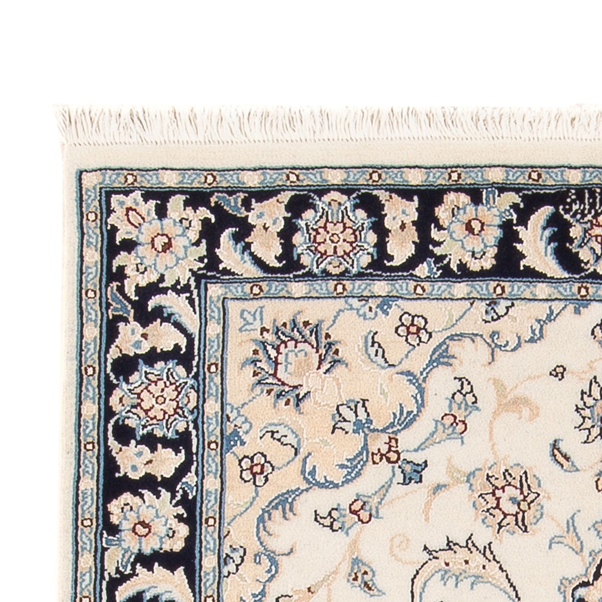 Persisk tæppe - Nain - Premium - 120 x 81 cm - creme