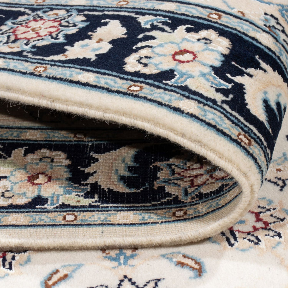 Persisk tæppe - Nain - Premium - 120 x 81 cm - creme