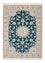 Persisk tæppe - Nain - Premium - 120 x 81 cm - mørkegrøn