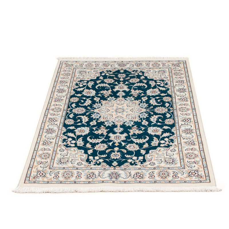 Persisk tæppe - Nain - Premium - 120 x 81 cm - mørkegrøn
