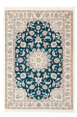 Persisk tæppe - Nain - Premium - 120 x 80 cm - mørkegrøn