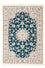 Persisk tæppe - Nain - Premium - 120 x 80 cm - mørkegrøn