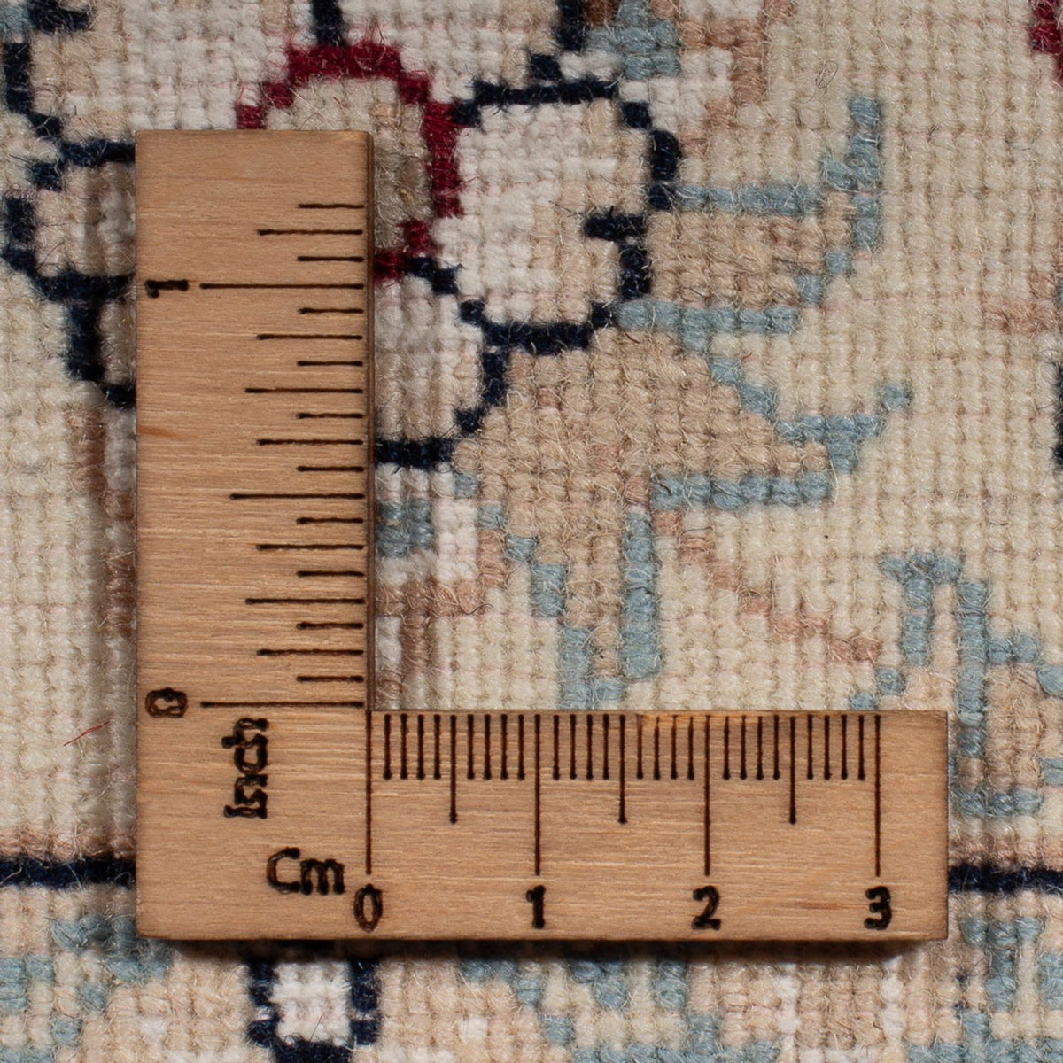 Persisk tæppe - Nain - Premium - 120 x 80 cm - mørkegrøn