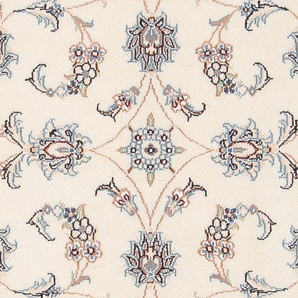 Persisk tæppe - Nain - Premium - 122 x 81 cm - creme