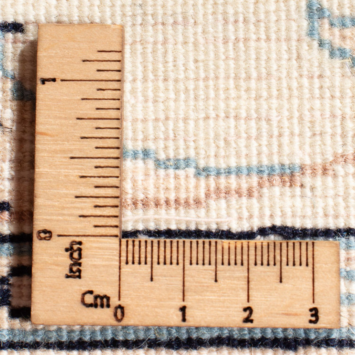 Persisk tæppe - Nain - Premium - 122 x 81 cm - creme