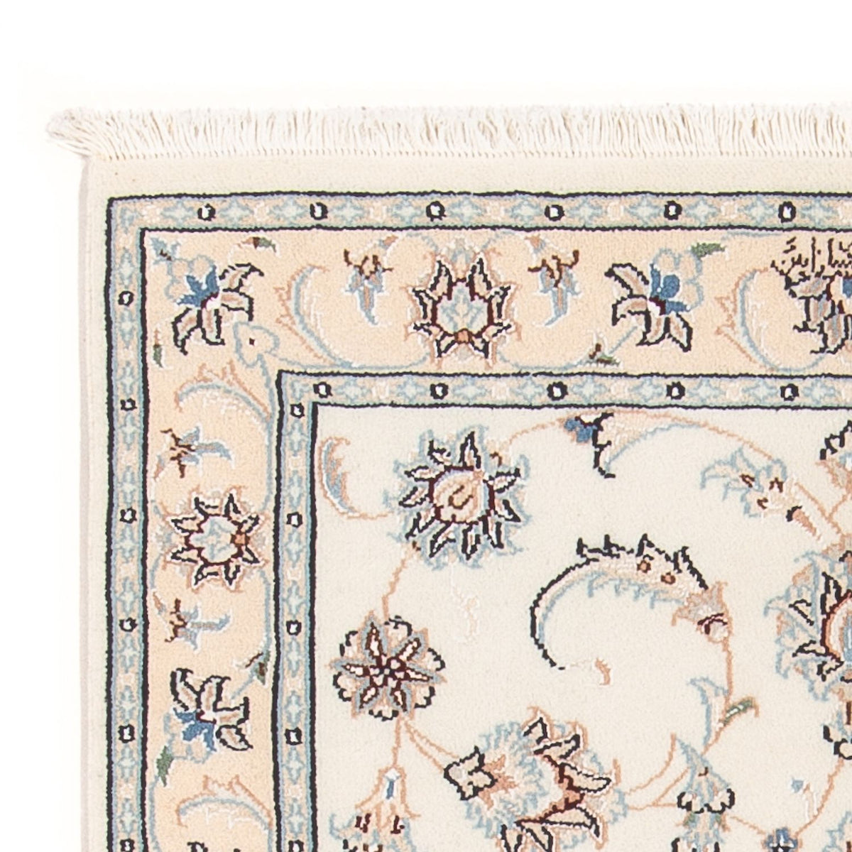 Persisk tæppe - Nain - Premium - 120 x 81 cm - creme