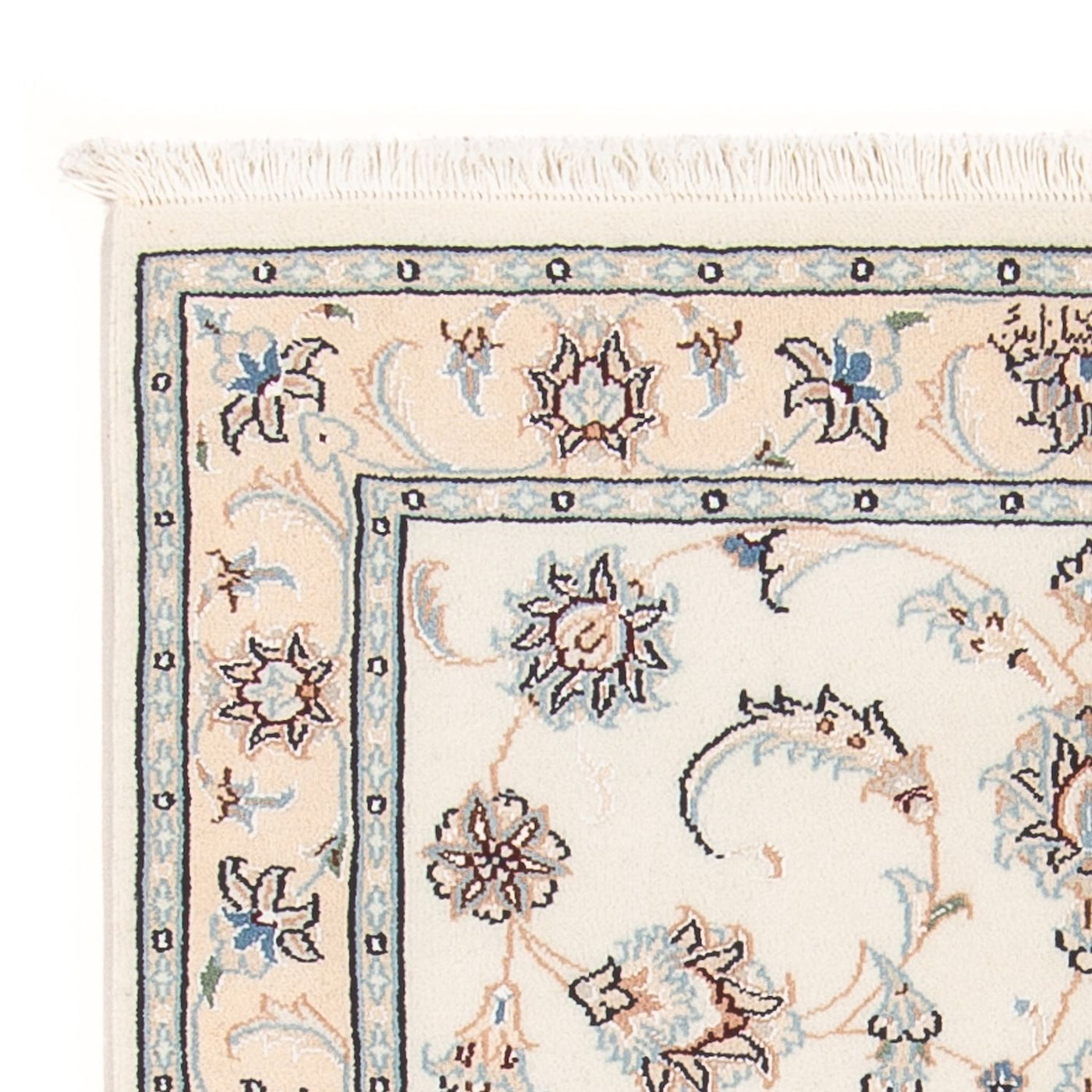 Persisk tæppe - Nain - Premium - 120 x 81 cm - creme