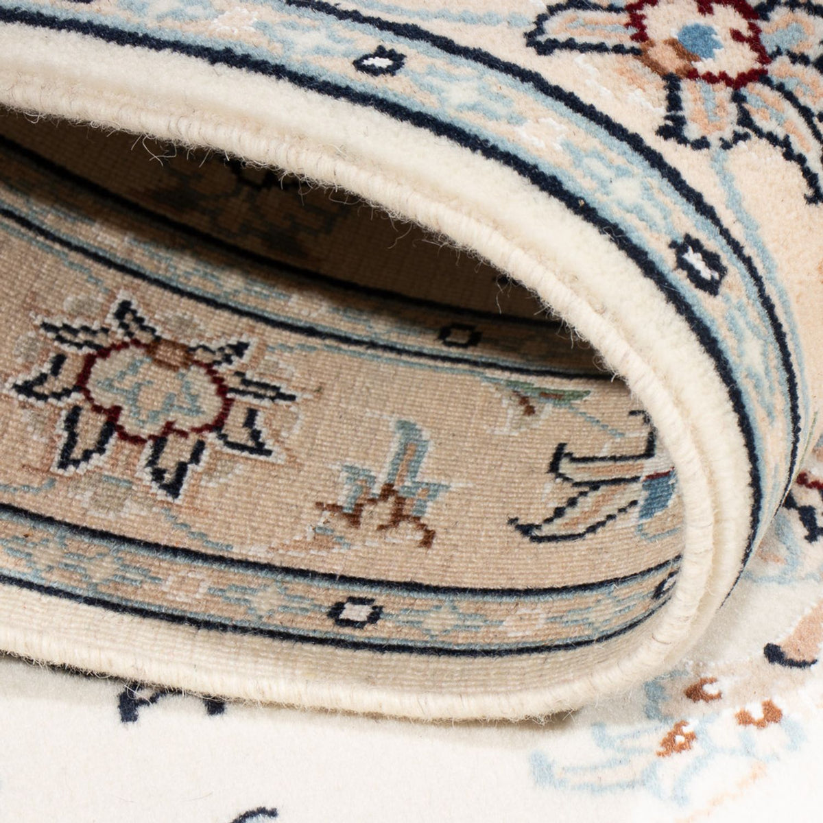 Persisk tæppe - Nain - Premium - 120 x 81 cm - creme