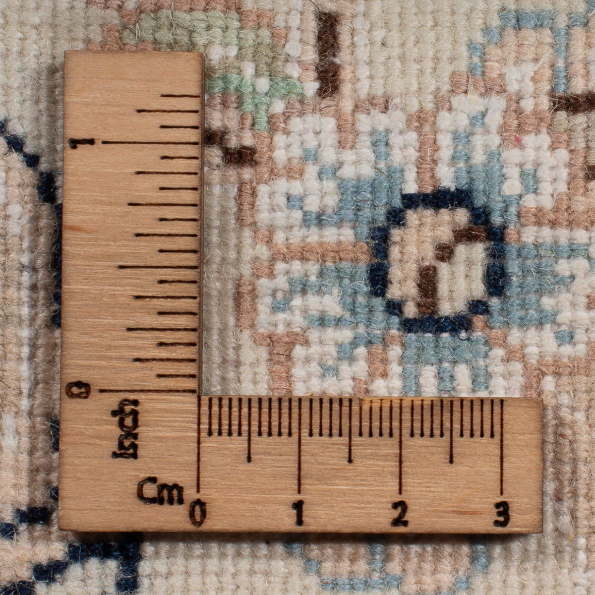 Persisk tæppe - Nain - Premium - 124 x 81 cm - creme