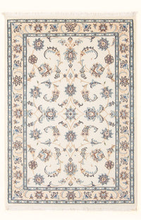 Persisk tæppe - Nain - Premium - 132 x 81 cm - creme