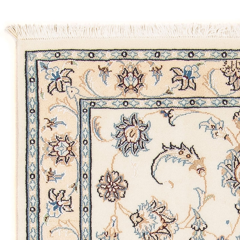 Persisk tæppe - Nain - Premium - 132 x 81 cm - creme