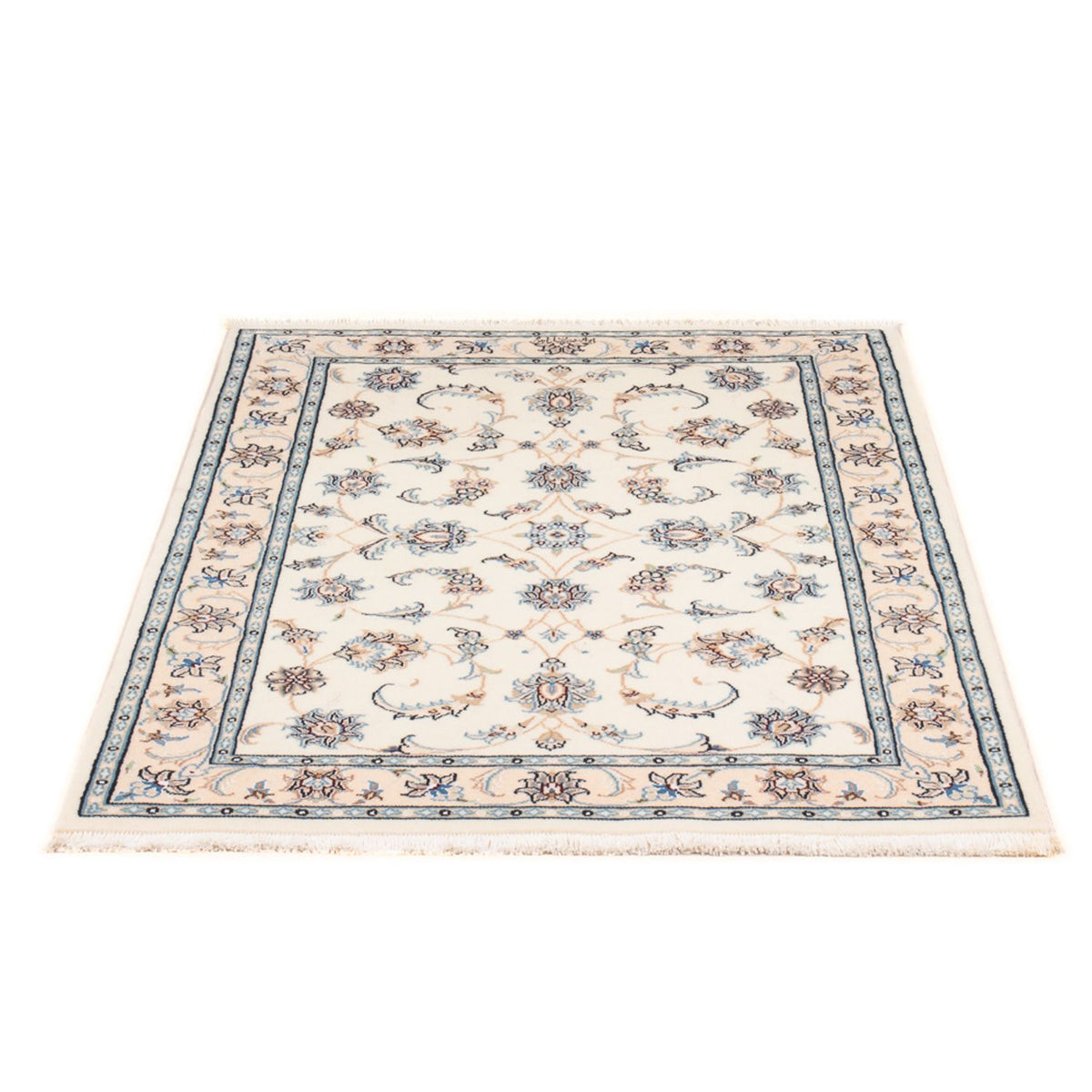 Persisk tæppe - Nain - Premium - 132 x 81 cm - creme