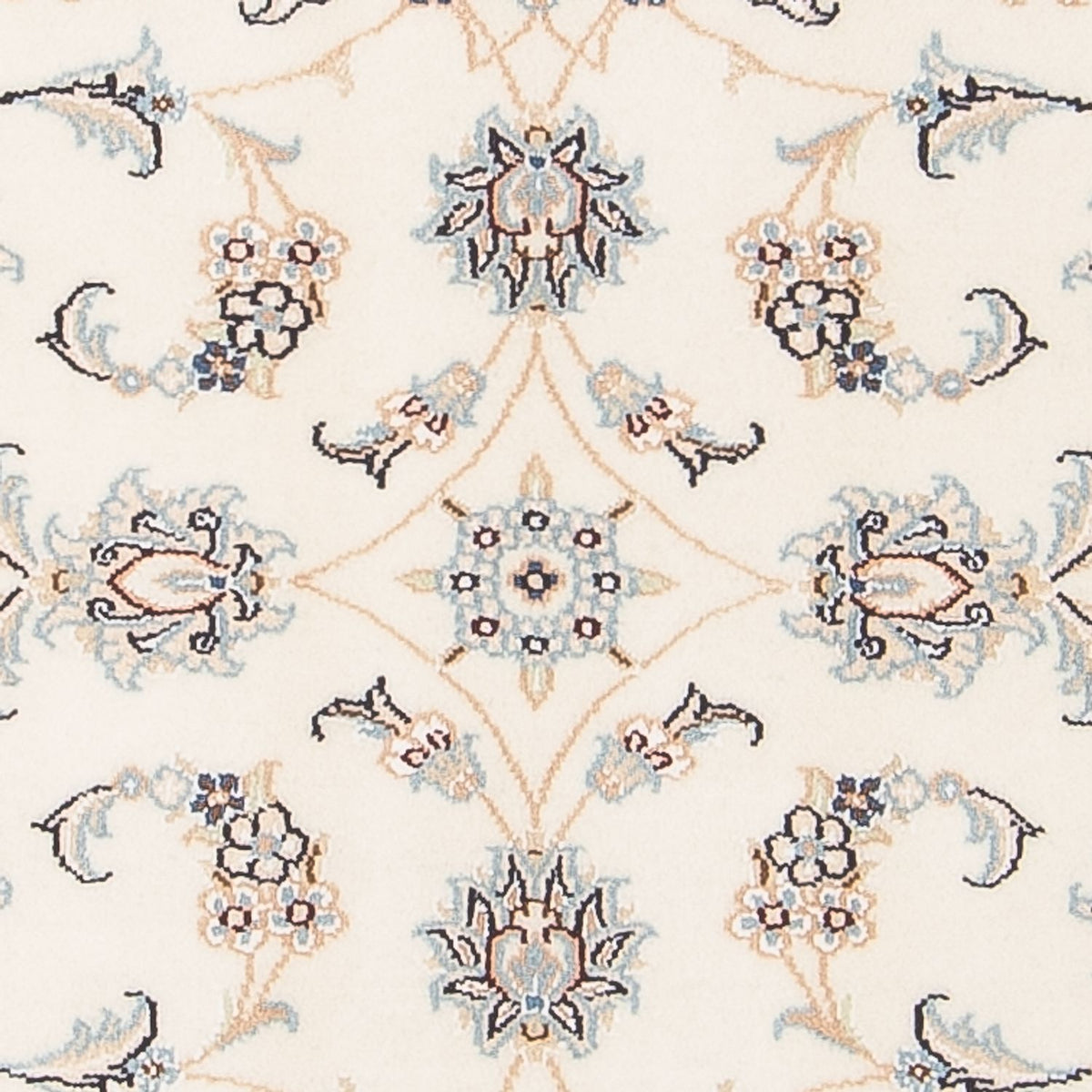 Persisk tæppe - Nain - Premium - 115 x 81 cm - creme