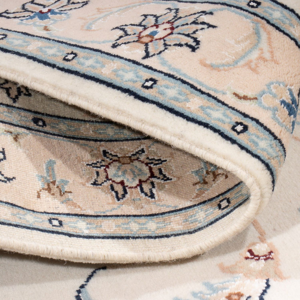 Persisk tæppe - Nain - Premium - 115 x 81 cm - creme