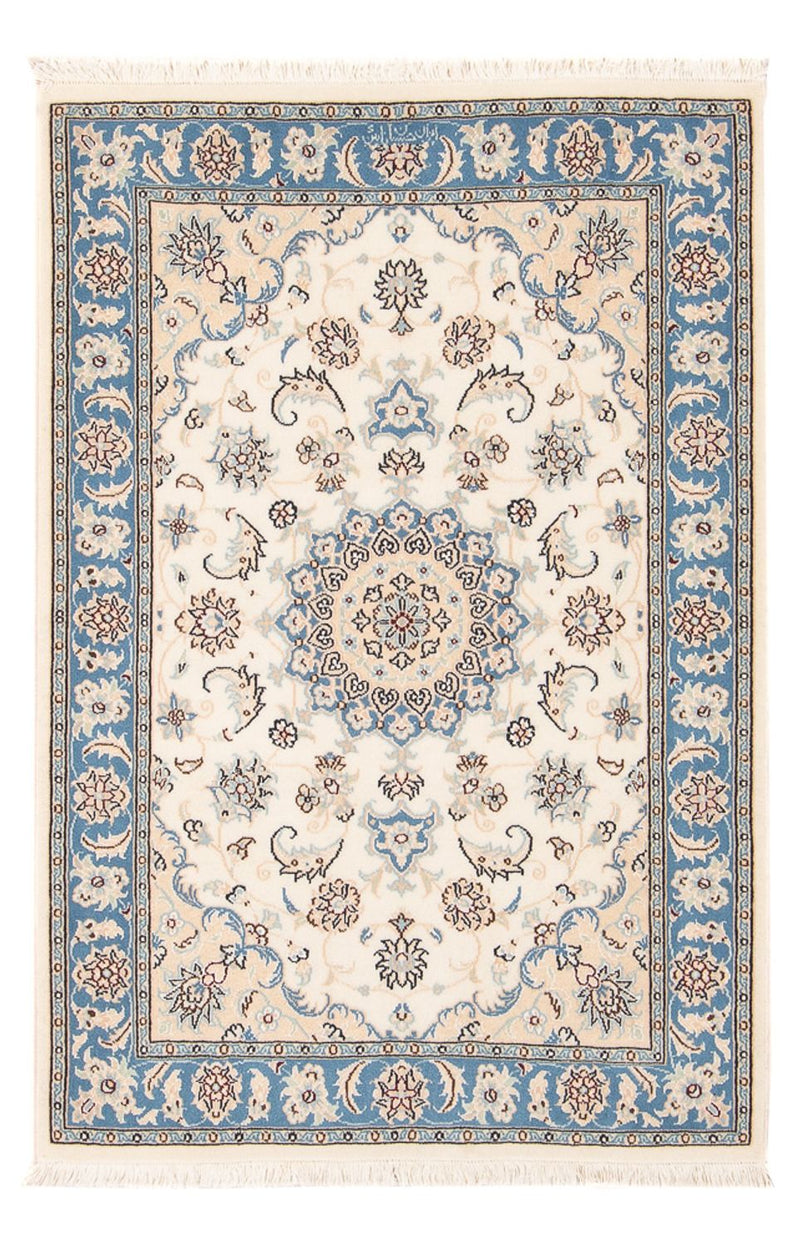 Persisk tæppe - Nain - Premium - 120 x 81 cm - creme