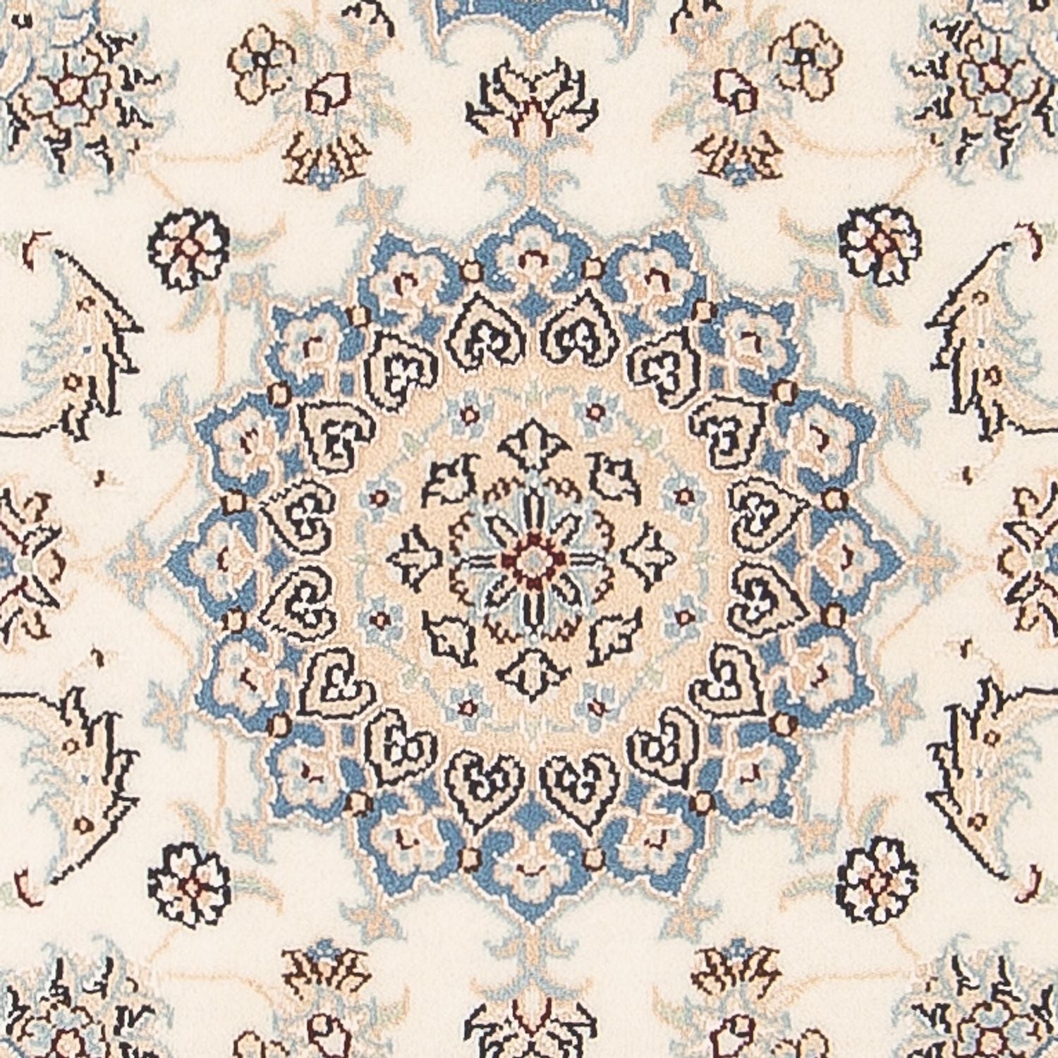 Persisk tæppe - Nain - Premium - 120 x 81 cm - creme