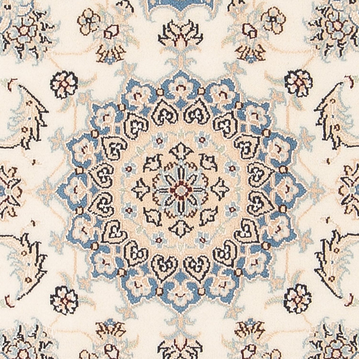 Persisk tæppe - Nain - Premium - 120 x 81 cm - creme