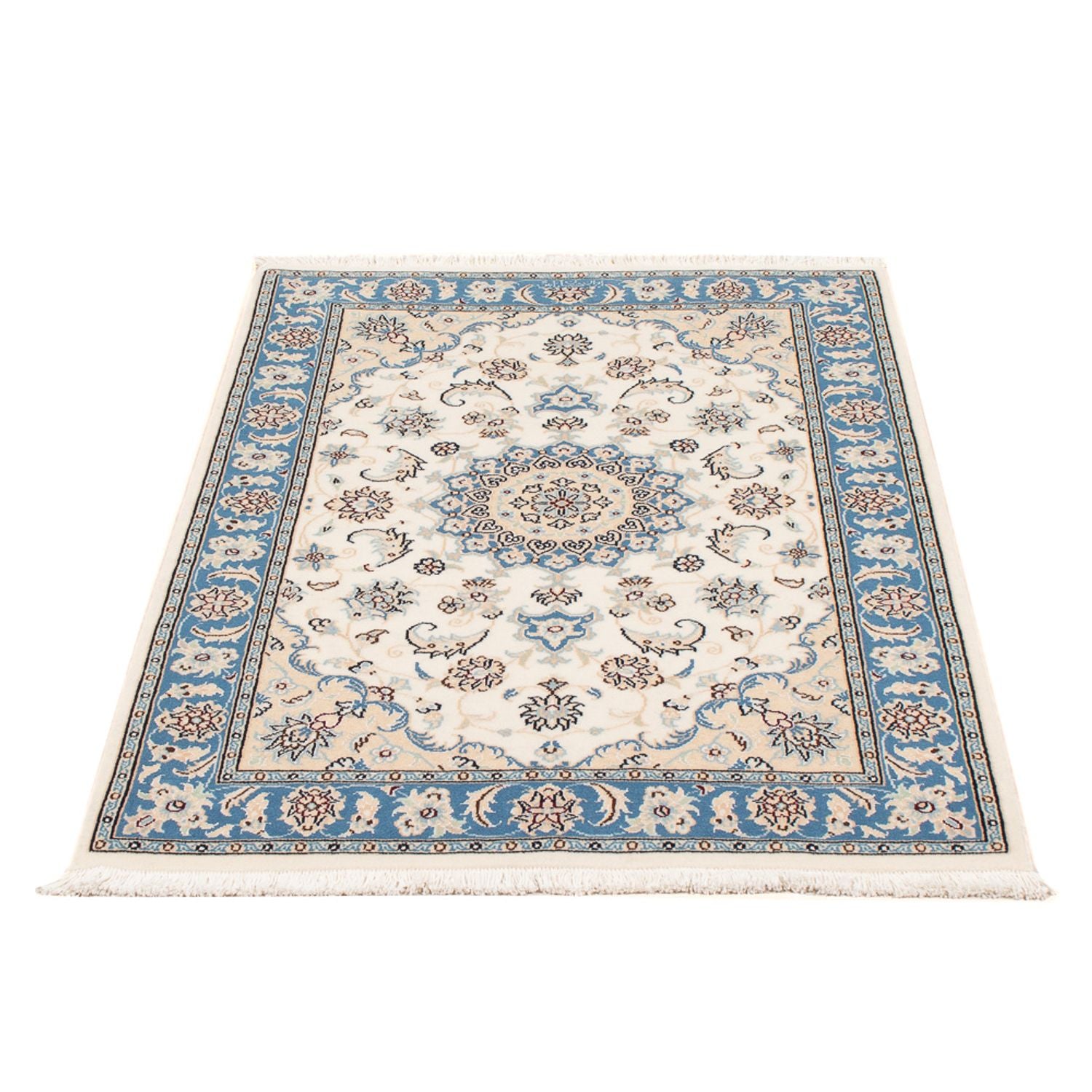 Persisk tæppe - Nain - Premium - 120 x 81 cm - creme