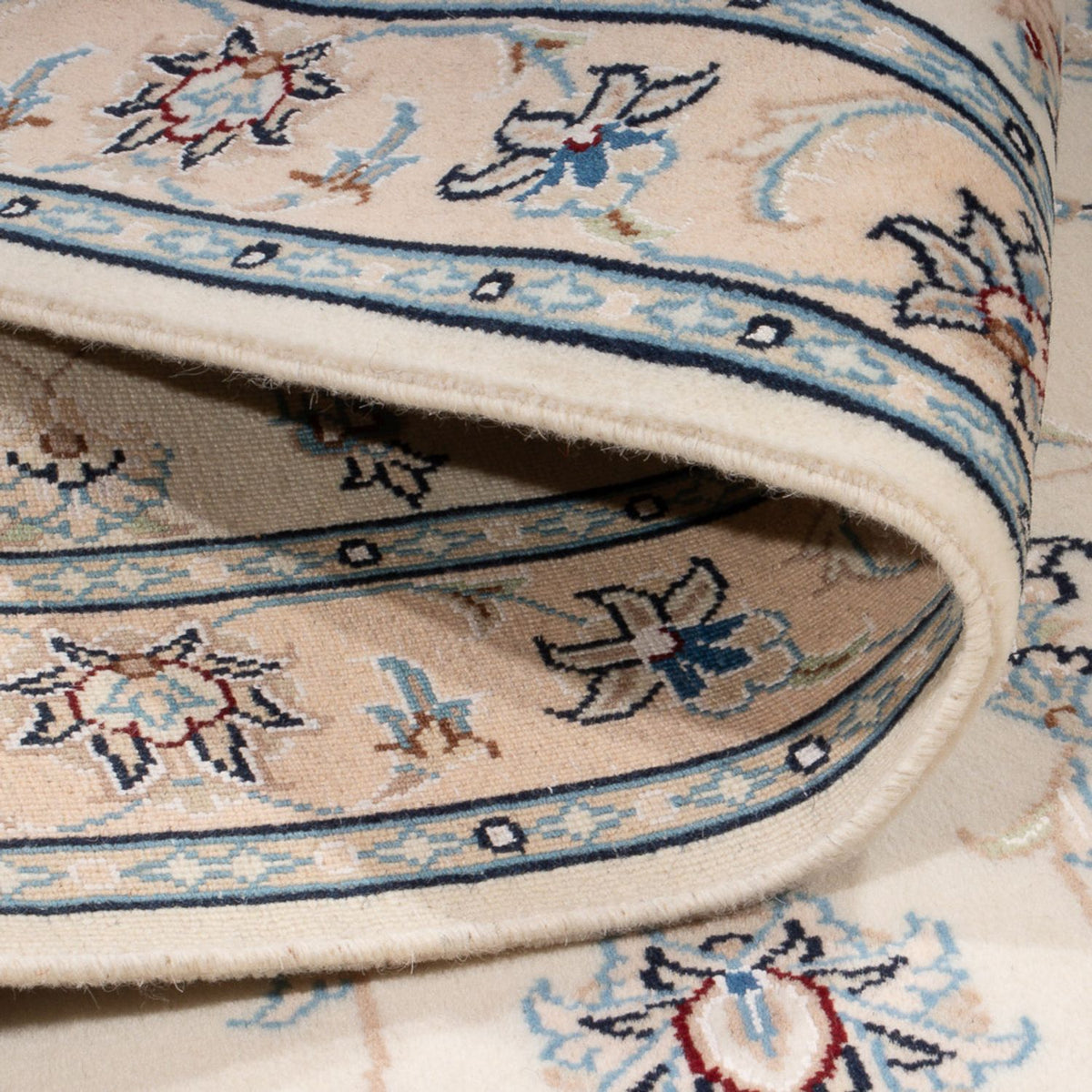 Persisk tæppe - Nain - Premium - 120 x 81 cm - creme