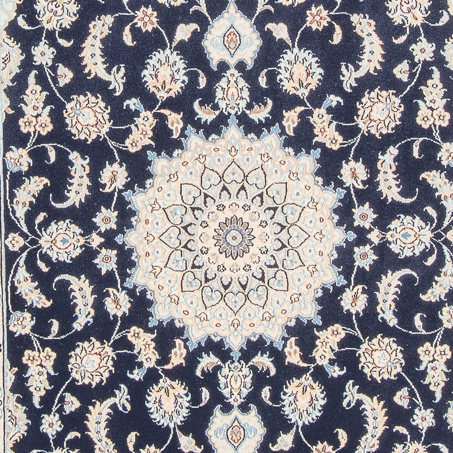 Persisk tæppe - Nain - Royal - 178 x 120 cm - mørkeblå