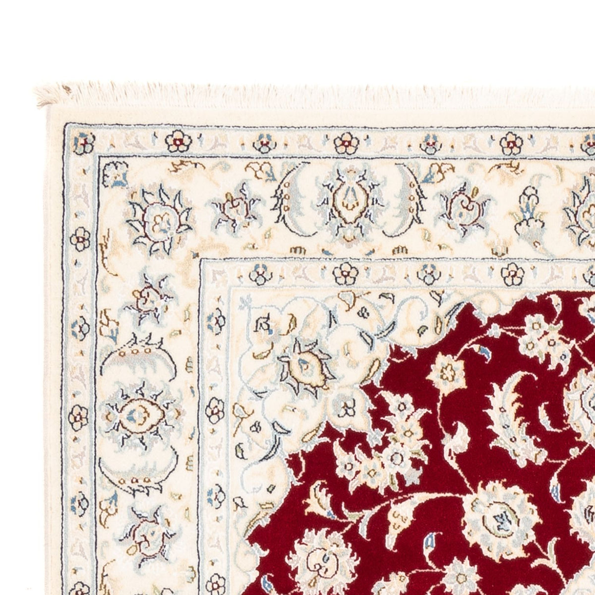 Persisk tæppe - Nain - Premium - 173 x 117 cm - rød