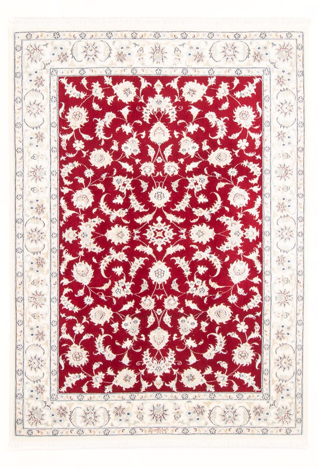 Persisk tæppe - Nain - Royal - 173 x 122 cm - rød