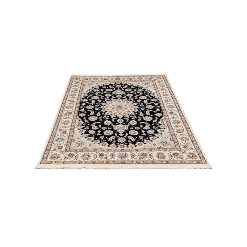Persisk tæppe - Nain - Premium - 180 x 120 cm - mørkeblå