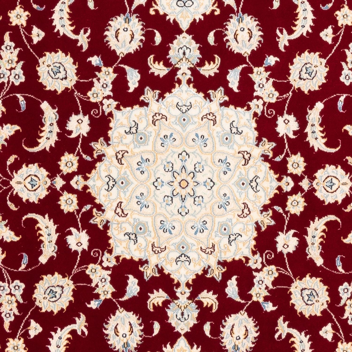 Persisk tæppe - Nain - Premium - 180 x 118 cm - rød