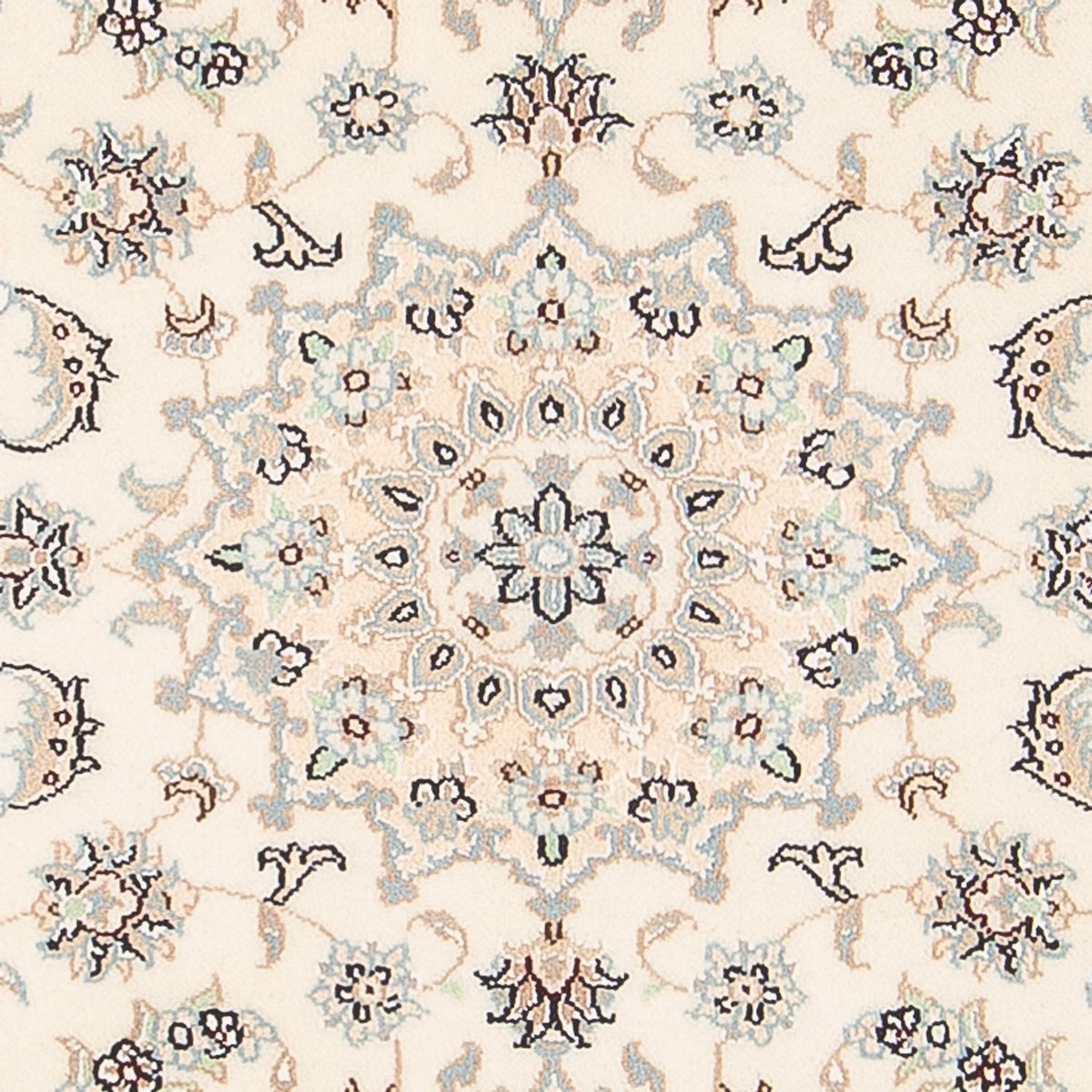 Persisk tæppe - Nain - Premium - 132 x 75 cm - creme