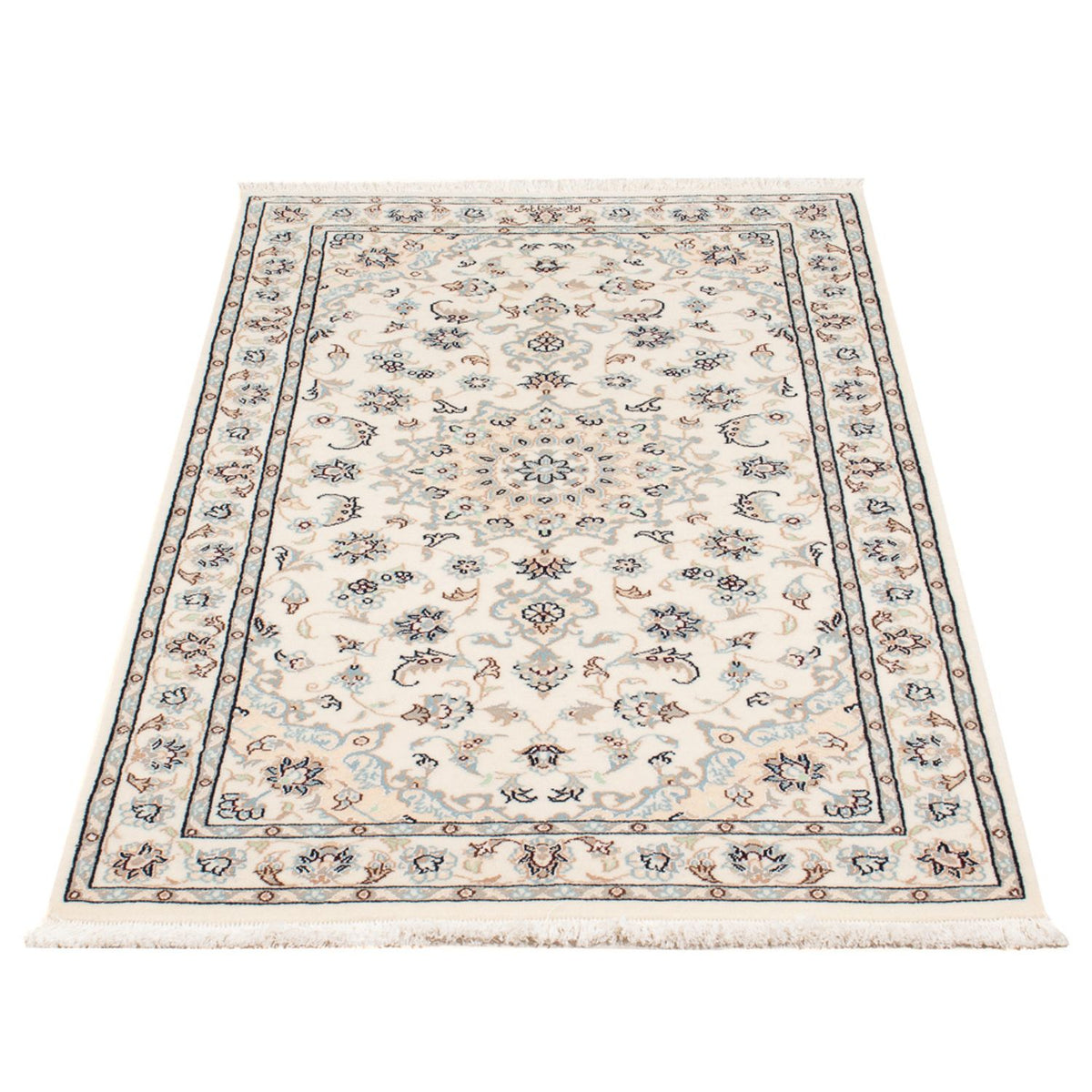 Persisk tæppe - Nain - Premium - 132 x 75 cm - creme