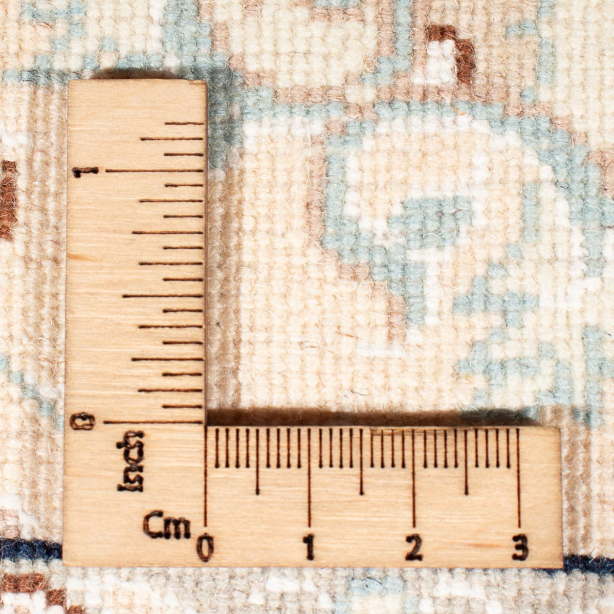 Persisk tæppe - Nain - Premium - 132 x 75 cm - creme