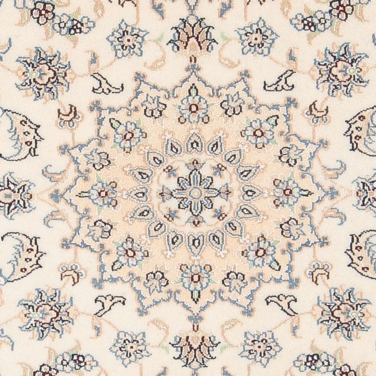 Persisk tæppe - Nain - Premium - 140 x 76 cm - creme