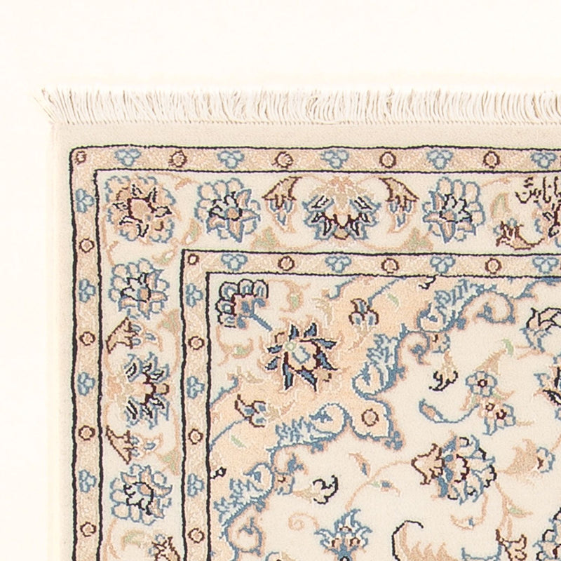 Persisk tæppe - Nain - Premium - 140 x 76 cm - creme