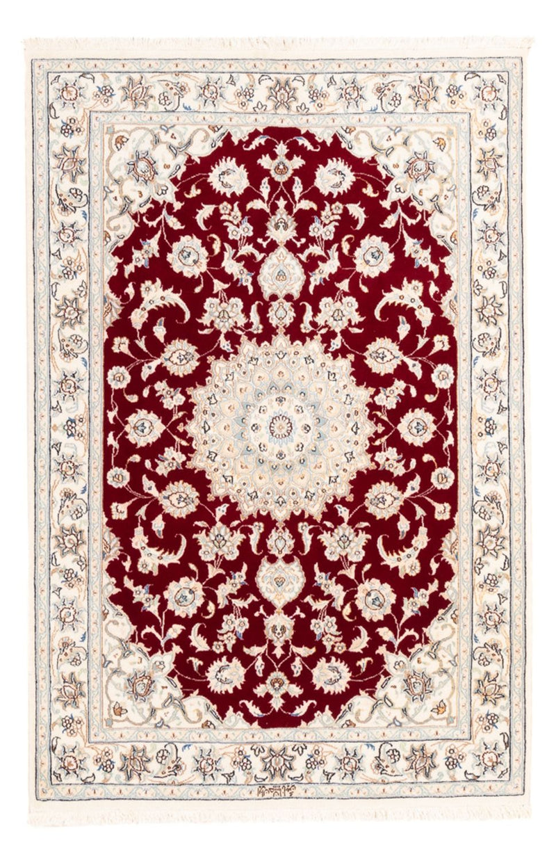 Persisk tæppe - Nain - Premium - 152 x 108 cm - rød
